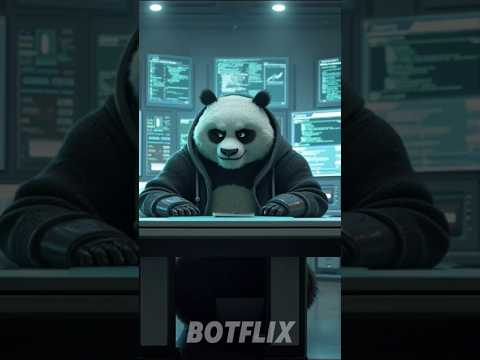 "Kung Fu Panda Learns Coding to Save the Village! 😂 | Funny Animation Short"