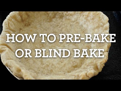 How to Blind Bake Pie Crust