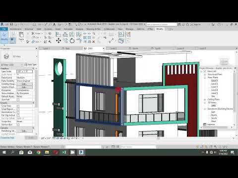 REVIT Beginners Tutorial | Revit BIM Project [COMPLETE]Class 4
