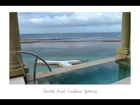 Sandals Royal Caribbean Walkthrough | Beachfront One-Bedroom Skypool Butler Suite w/Rooftop Terrace