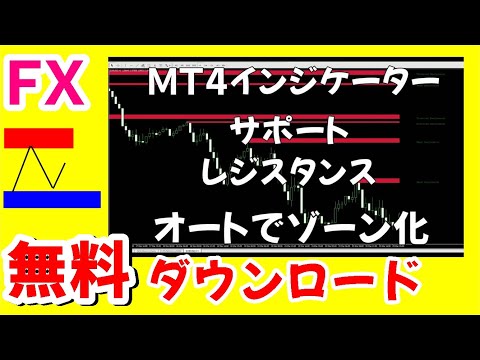 『MT4インジケーター』レジサポラインをオートでゾーン化【ＦＸ】