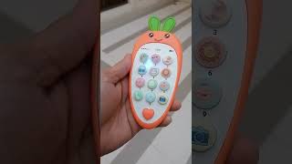 CUTEST CARROT MUSICAL PHONE #digitallearning #musicaltoys #satisfying #happysong #trending #videotoy