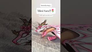 New MINI Sara Dragon Puppet!! 🌷 #puppetmaking #paperart #dragonpuppets #shorts #viral #trending #fy