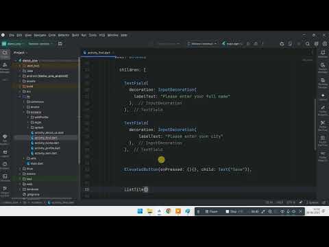 Flutter Class #10 by Shafik Sir