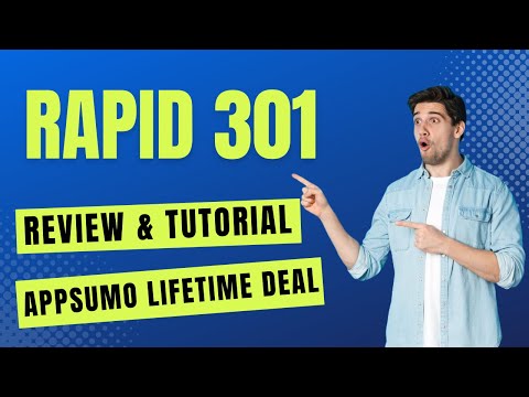 Rapid301 Review & AppSumo Lifetime Deal - How To Use Rapid301