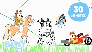 Bluey's Best Imagination Adventures 💙 🐉 | 30 MINUTES | Bluey