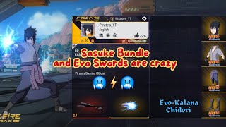 Unlock Sasuke Uchiha || New Free Fire x Naruto Event || Evo Katana and First