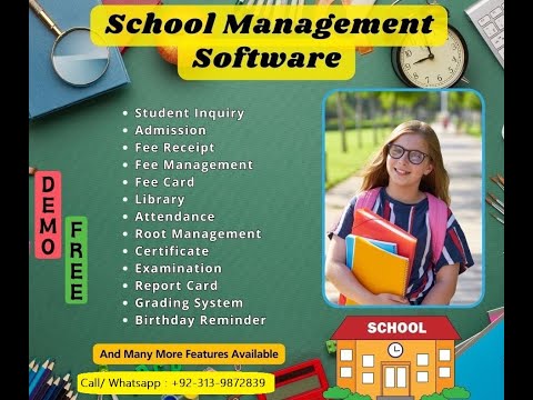 School Management Software with all Advance Features for lifetime use