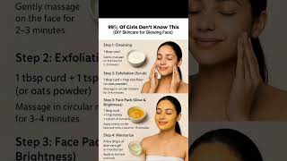 CURD FACIAL at Home| Instant Glow & Clear Skin Naturally | DIY Skincare for Glowing Face #CurdFacial