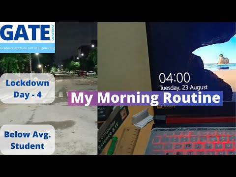 My Morning Routine | Gate aspirants | try to crack gate 2023 exam in 6 months
