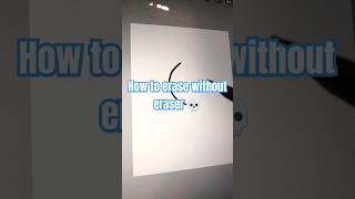 How to erase without eraser in ibis Paint💀 #trending #tutorial #drawing