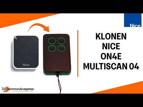 How to Copy a NICE ON4E Remote to a MULTI SCAN 04 Cloning Remote