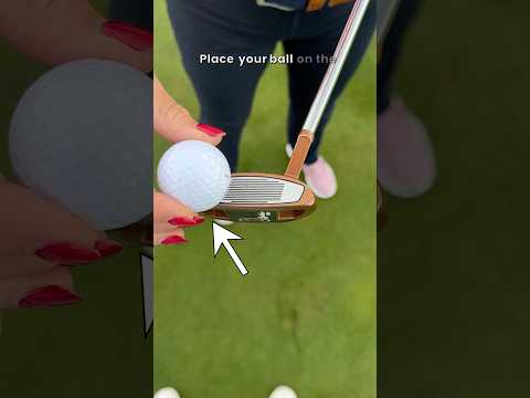 PUTT DOWNHILL : Simple Trick for Better Control #golf #golfskill #improveyourgolf