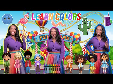 Learn colors| Learning with Ms Houston| Kid Songs