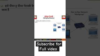 What is Workgroup Network? वर्कग्रुप नेटवर्क क्या होता है?
