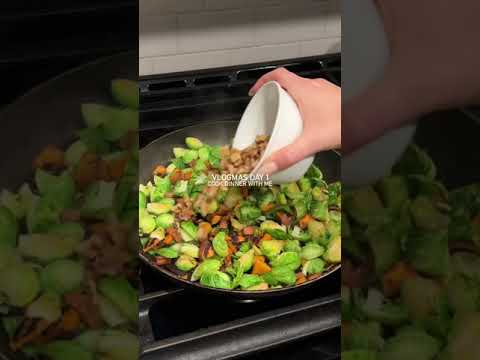 Cook dinner with me #vlogmas #vlog #cookwithme #aestheticvideo