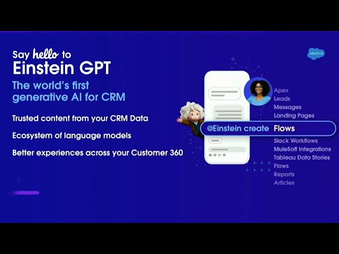 Demo of EinsteinGPT Generating Flow