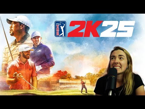 🔥HER FIRST TIME Playing PGA2k25!! (Voice Over)😱