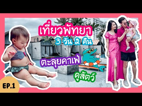 พัทยาจ๋า..มาแตร์มาแล้ว เที่ยวพัทยา 3 วัน 2 คืน ตะลุยคาเฟ่ ดูสัตว์ l MT Family Ep.1