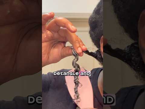 Retain Length, NEVER Skip This Step on Wash Day🧖🏾‍♀️#lengthretention #prepoo #naturalhairtips