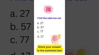 IQ TEST XXXV #maths #brainsolution #brainteasers #mathstricks  #brainpower #cognitivechallenge