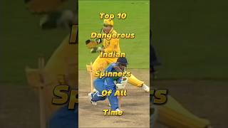 😱 Top 10 Dangerous Indian Spinners Of All Time 🌍 #shorts #top10 #cricket #spinner