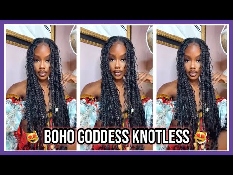 😻 BOHO GODDESS KNOTLESS TUTORIAL | ADAISHA MIRIAM