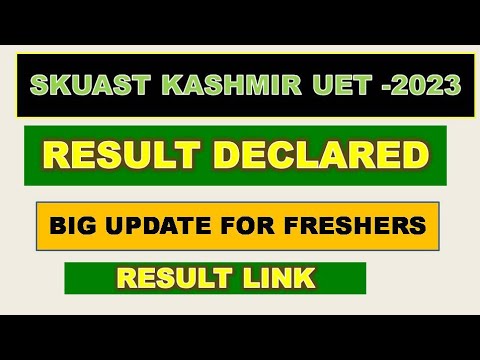skuast kashmir result declared 🔥🔥🔥🔥🔥🔥🔥Big update |skuast kashmir|