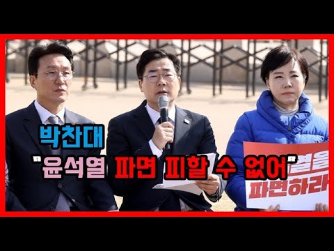 박찬대 “윤석열 파면 피할 수 없어”