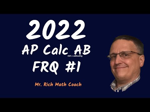 2022 AP Calc AB FRQ #1 - Toll Booth Vehicle Arrival Problem