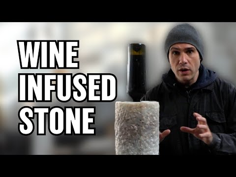 WINE INFUSED STONE | Sculpture Vlog