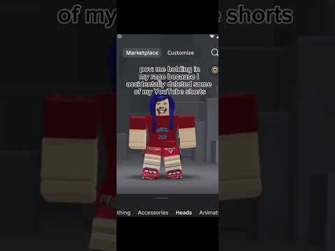 I ACCIDENTALLY DELETED ONE OF THEM WITH LIKE 45K VIEWS #roblox #rage #shorts
