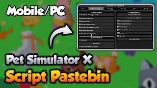 [❓LUCKY]  PET SIMULATOR X Script Pastebin 2023 UPDATE | PSX Script Hack/GUI