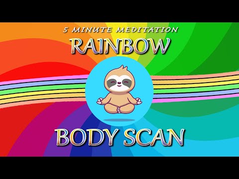 Body Scan Meditation for Kids 🌈 5 Minute Kids Mindfulness Meditation