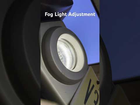 Jeep Wrangler Fog Light Adjustment #automobile #mechancial #car #howto #diy #repair #jeep