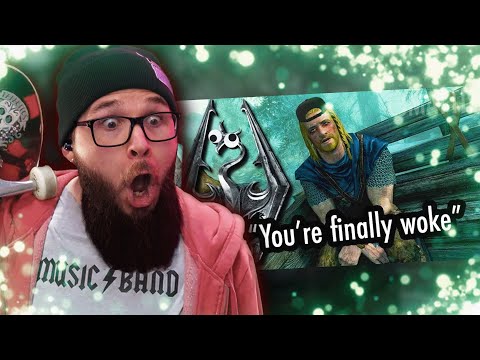 Skyrim Intro But It's Brainrot (Gen Alpha Slang) REACTION