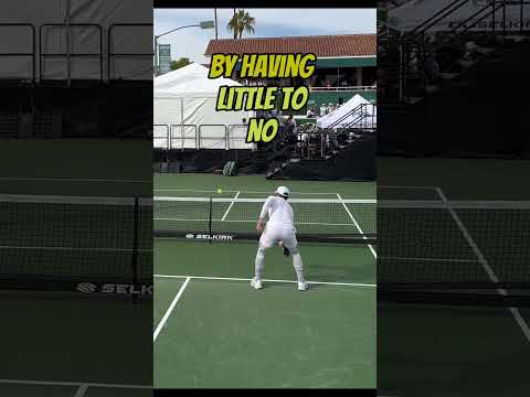 DINKING TIP USED BY TOP-RANKED PICKLEBALL PLAYER!