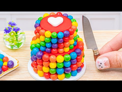 Amazing 🌈Miniaure Rainbow Cakes Decorating Tutorials | Best Of Tiny Cakes | Perfect Mini Cake Recipe