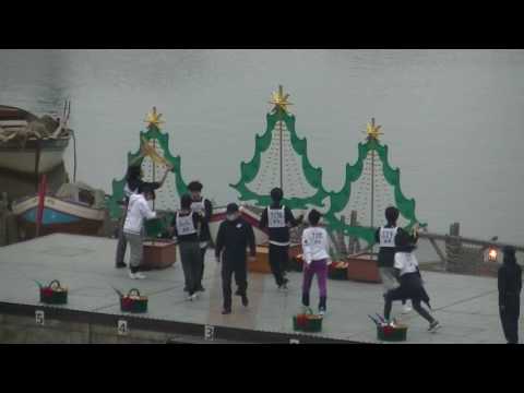 ミラコスタ　4101ポルトパラディーゾスイートから観た朝練(2016 X'mas)