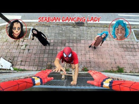 The Battle Between Spider-Man and Serbian Dancing Lady in an Abandoned House ( Parkour POV )