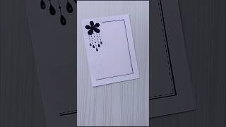 6 easy border design/black border design/project work designs/assignment/Priyanka Gunwal #shorts