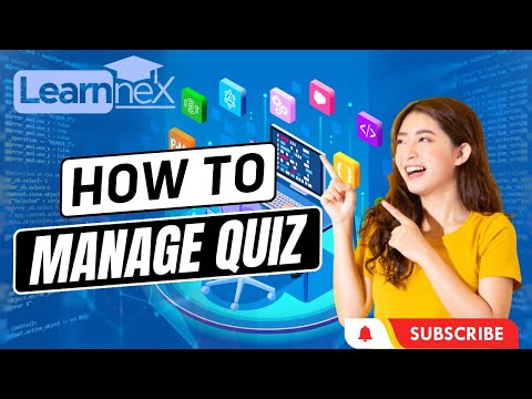 How to manage quiz | WebWorks Software
