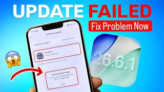 How to Fix iOS 16.6.1 Software Update Failed - Fix iOS 16.6.1 Error - Fix This Now