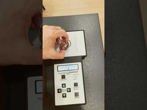 Testing a 1 oz Austria Philharmonic Silver Coin 2011 with Sigma Metalytics Precious Metal Verifier