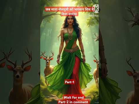 जब शैलपुत्री माता को भगवान शिव ने दिया वरदान Part-1#short #navratrispecial #navratri