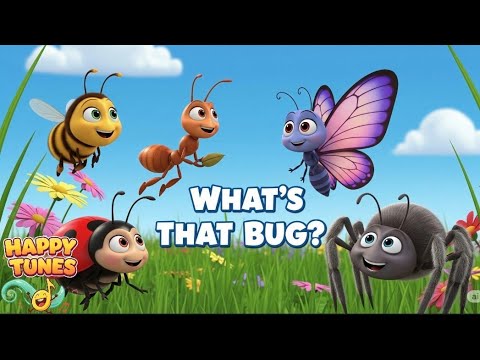 What’s That Bug? 🐞 Learn Insects for Kids | Cute Bug Song for Toddlers & Preschoolers