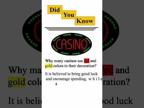 Amazing Facts 13 - Colors in Casino #casino #selfknowledge
