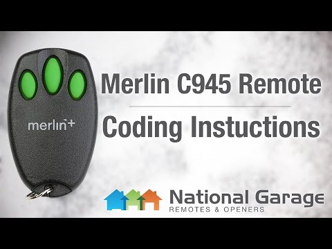 Coding Instructions - Merlin C945 Remote