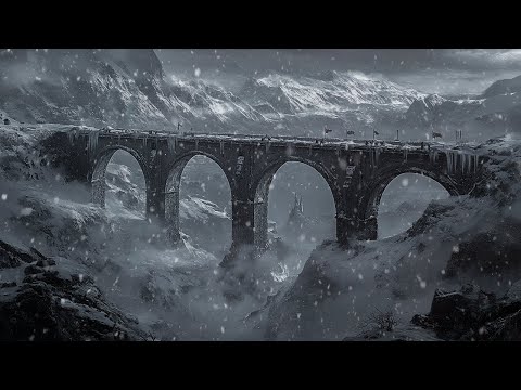 Whirling Wind Sounds & Fierce Snowstorm | Harsh Blowing Snow & Extreme Winter Wind | White Noise