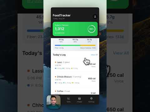 Voice First Food Logging App